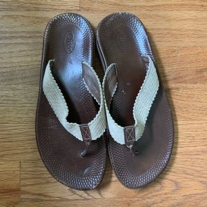 Chaco Leather flip flop